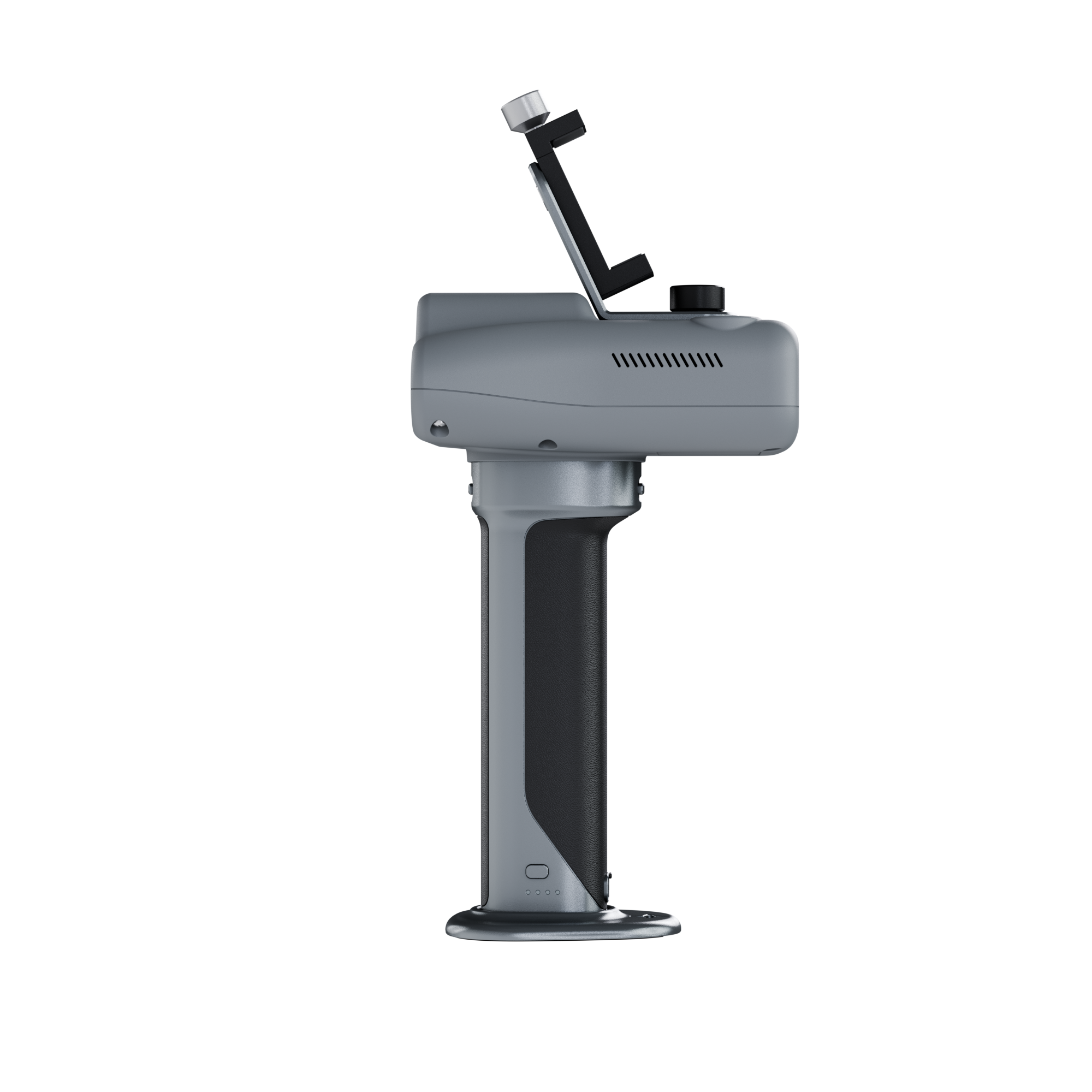 C1 portable room measurement scanner side view with adjustable phone holder