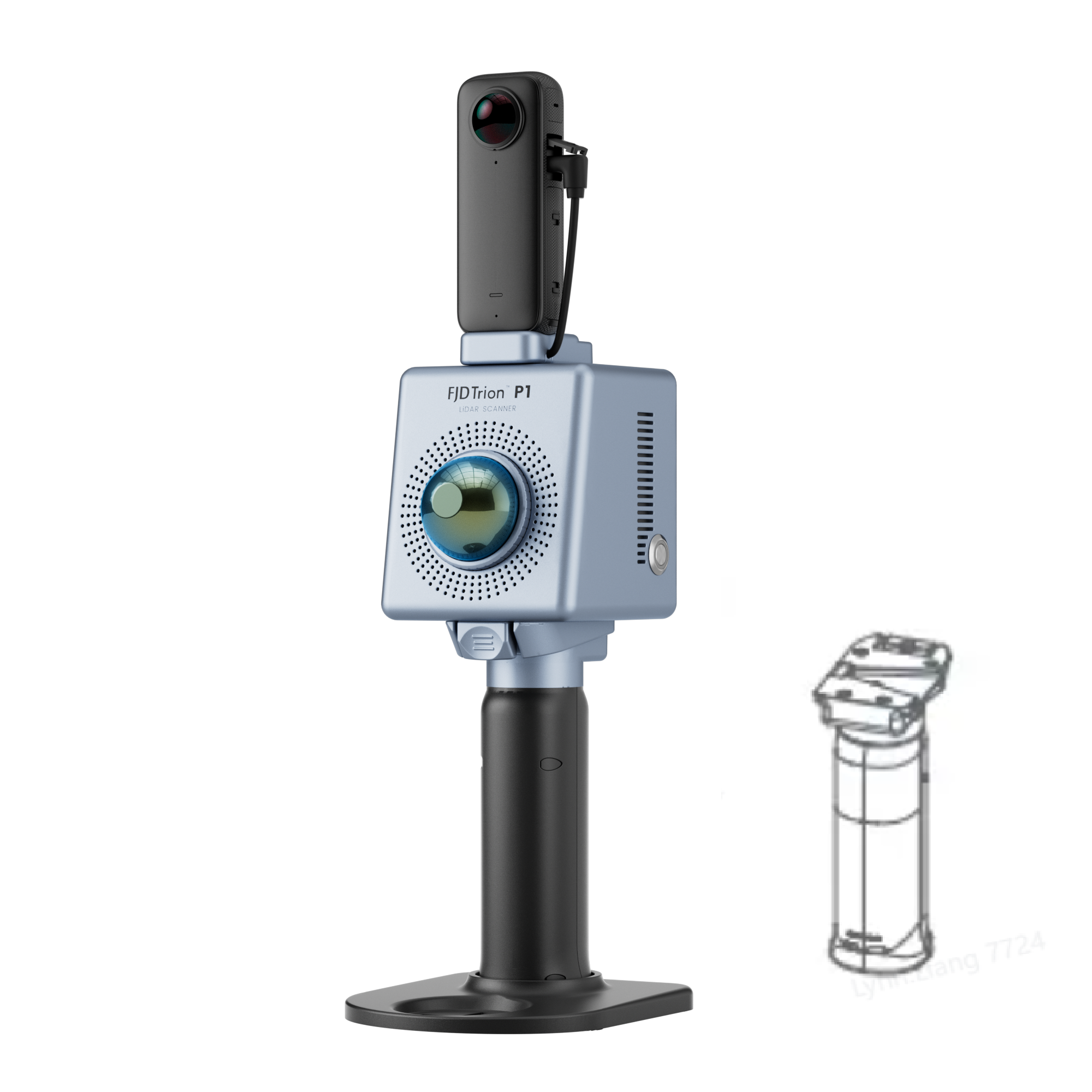 FJD_Trion_P1_extra_battery LiDAR 3D scanner