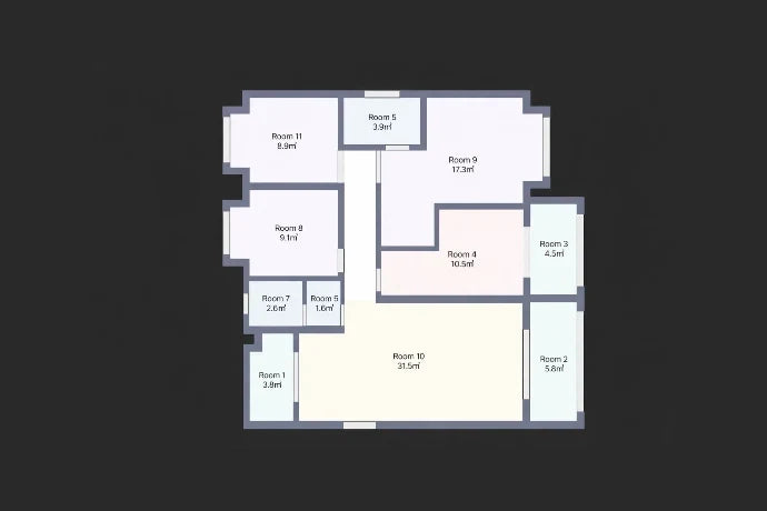 From Room Scan to Editable DXF Floor Plan
