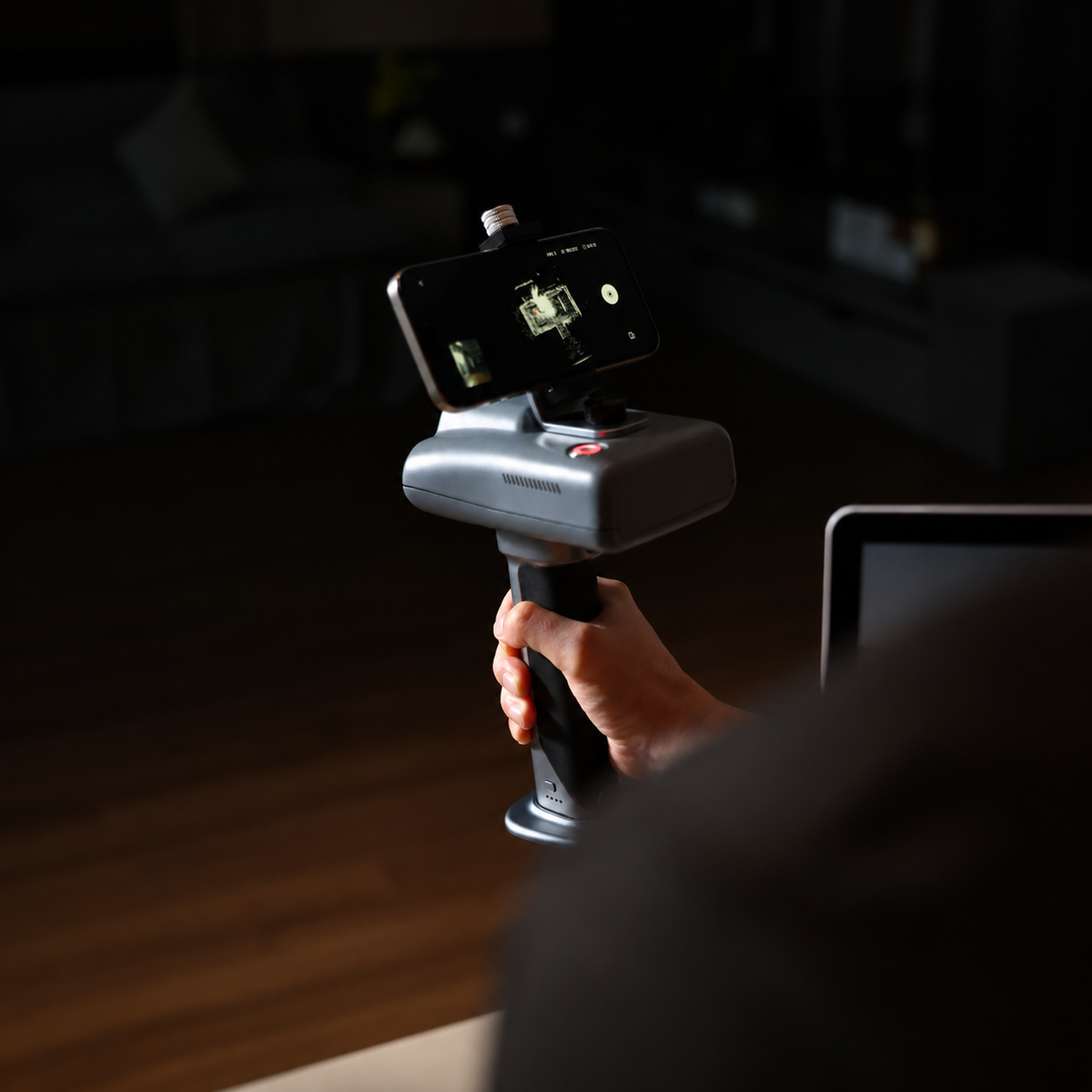 C1 indoor 3D scanner complete kit with smartphone mount