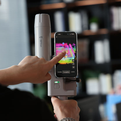 User viewing real-time scan data on the  V4e Go Trion Scan App