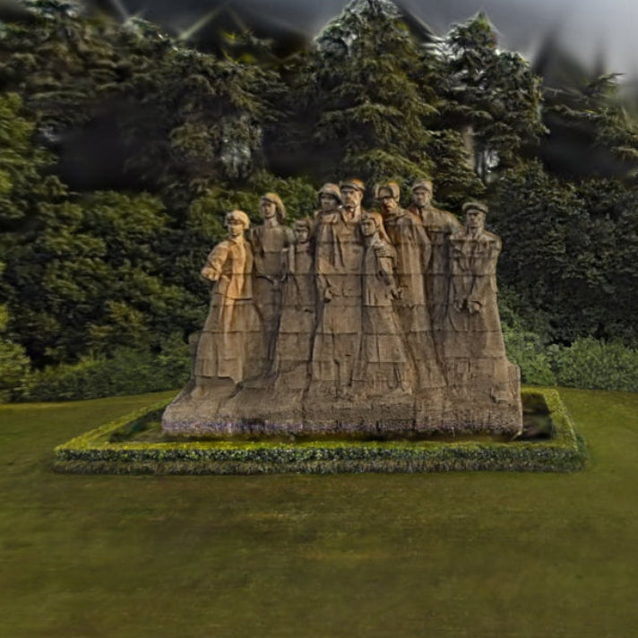 statue_3DGS with V4e LiDAR scanner
